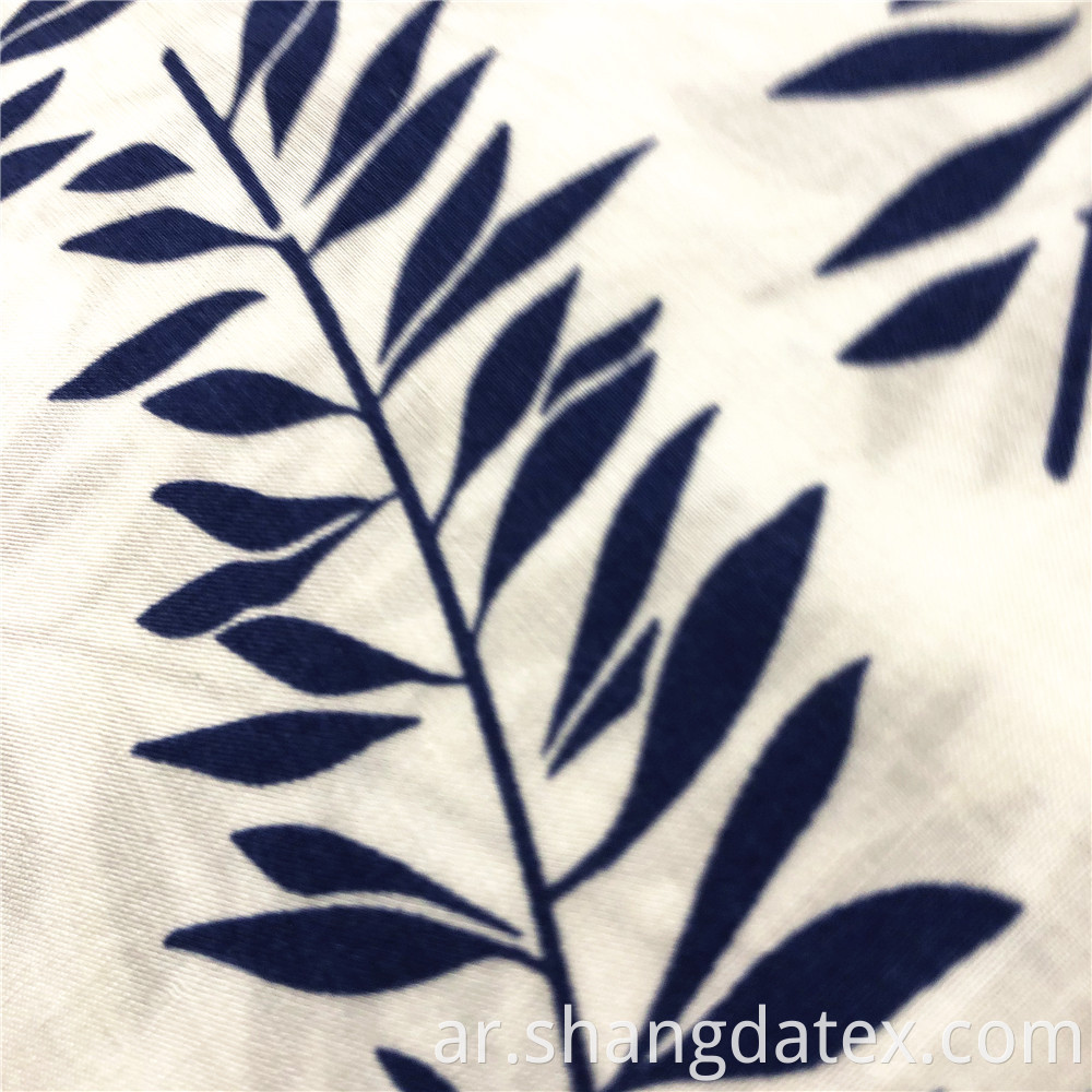 Rayon Fabrics Slim Leaves